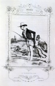 Illustrasjon som viser "regn" av Henri Boutet 1895 (gravering) av Henri Boutet
