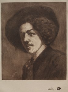 James McNeil Whistler. av Henri Charles Guérard