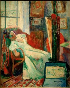 Modellens hvile (Jeanne) av Henri Charles Manguin