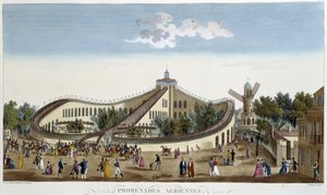 Luftvandringer, fest til ære for Ludvig XVIII 2. august av Henri Courvoisier Voisin