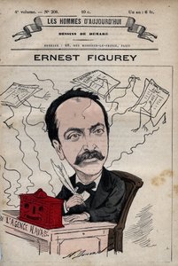 Tegneserie av Ernest Figurey (1836-1903) fra 