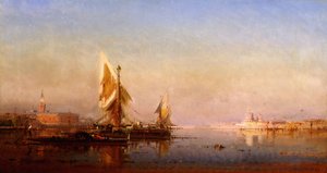 Il Bacino, Venezia av Henri Duvieux