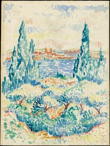 Antibes av Henri Edmond Cross