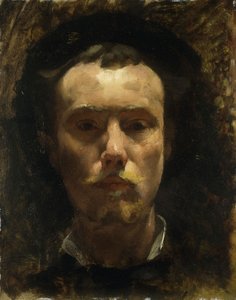 Autoportrett, ca. 1885 av Henri Edmond Cross