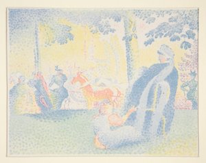Champs Elysees av Henri Edmond Cross