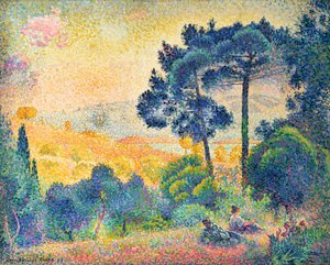 Landskapet i Provence, 1898.