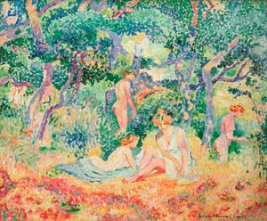 Le Bois eller Nu sous bois, 1906-1907. av Henri Edmond Cross
