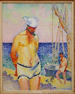 Le Lesteur, 1908 av Henri Edmond Cross