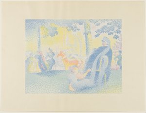 Champs Elysees av Henri Edmond Cross