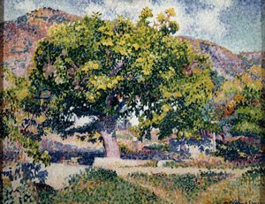 Nær huset mitt, 1906. av Henri Edmond Cross