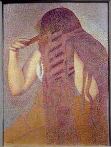Håret. Maleri av Henri Delacroix Dit Cross (Henri Edmond Cross) (1856-1910) av Henri Edmond Cross