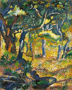 En lysning i Provence (studie) av Henri Edmond Cross