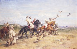 Falkejakten; La Chasse au Falcon, 1923