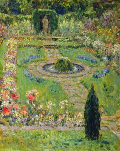 Hampton Court av Henri Eugene Augustin Le Sidaner