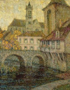 Porte de Bourgogne, Moret av Henri Eugene Augustin Le Sidaner