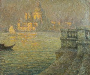 La Salute, Venezia av Henri Eugene Augustin Le Sidaner