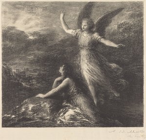 Debut fra «Paradis og peri» (2. plansje) av Henri Fantin-Latour