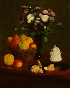 Blomster og frukt av Henri Fantin-Latour