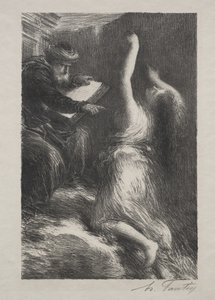 Parsifal, akt II: Fremkalling av Kundry av Henri Fantin-Latour