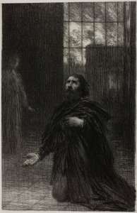 Rienzi, akt V: Rienzis bønn av Henri Fantin-Latour