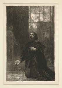 Rienzi: Akt V, Rienzis bønn av Henri Fantin-Latour