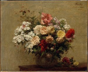 Sommerblomster av Henri Fantin-Latour