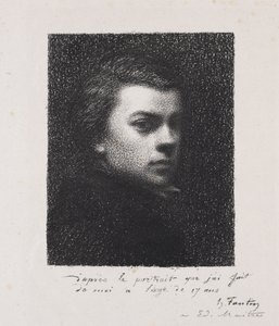 Kunstneren på 17 år av Henri Fantin-Latour