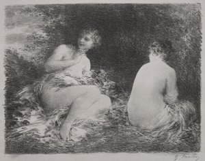 Badende av Ignace Henri Jean Fantin Latour