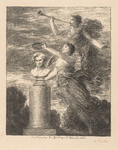 Hundreårsjubileet til Hector Berlioz av Ignace Henri Jean Fantin Latour