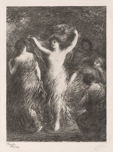Dansing av Ignace Henri Jean Fantin Latour