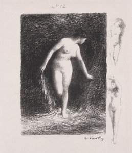 Diane av Ignace Henri Jean Fantin Latour