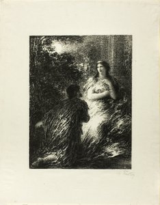 Duett av trojanerne, femte plate av Ignace Henri Jean Fantin Latour