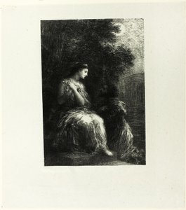 Duet of the Trojans, syvende plate av Ignace Henri Jean Fantin Latour