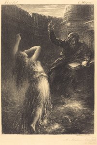 Fremkalling av Kundry (2. plate) av Ignace Henri Jean Fantin-Latour