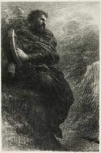 Harold i Italia: I fjellene av Ignace Henri Jean Fantin Latour