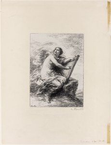 Inspirasjon, første tallerken av Ignace Henri Jean Fantin-Latour