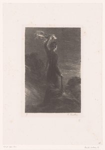Isolde gir Tristan det avtalte signalet Tristan et Iseult. Akt II. Signaldans om natten Liv og verk til Richard Wagner (serietittel) av Ignace Henri Jean Fantin Latour