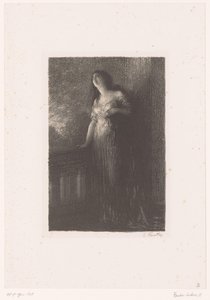 Julia er på balkongen om natten Romeo og Juliette. Selvtillit a la natt Livet og verkene til Hector Berlioz (serietittel) av Ignace Henri Jean Fantin Latour