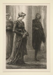 The Mastersingers of Nuremberg: Act I, Meeting of Walther and av Ignace Henri Jean Fantin-Latour