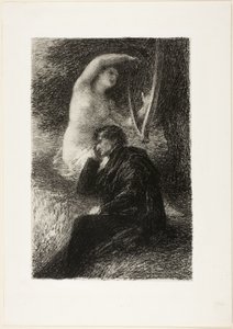 Lelio: The Aeolian Harp, fra Hector Berlioz, His Life and Works av Ignace Henri Jean Fantin Latour
