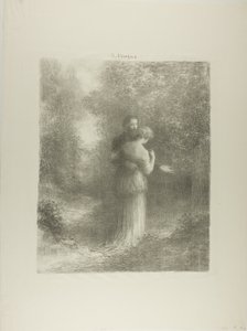 Kjærlighetsdikt, første tallerken av Ignace Henri Jean Fantin Latour