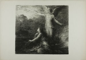 Paradise and the Peri (Åpning), første tallerken av Ignace Henri Jean Fantin-Latour
