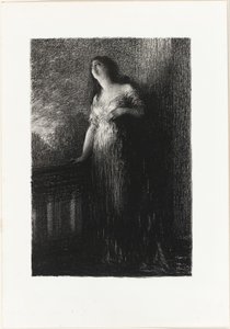 Romeo og Julie: Confiding in the Night av Ignace Henri Jean Fantin-Latour