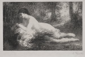 Réverie av Ignace Henri Jean Fantin Latour