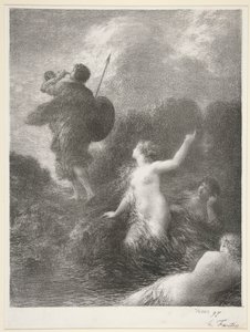 Siegfried og Rhinpikene av Ignace Henri Jean Fantin Latour