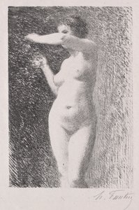 Studer for Eva av Ignace Henri Jean Fantin Latour