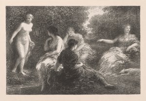 Badegjestene av Ignace Henri Jean Fantin-Latour