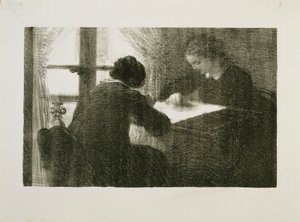 Brodererne, nr. 2 av Ignace Henri Jean Fantin Latour