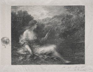 Jegerinnen av Ignace Henri Jean Fantin Latour