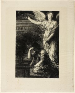 Til J. Brahms av Ignace Henri Jean Fantin Latour